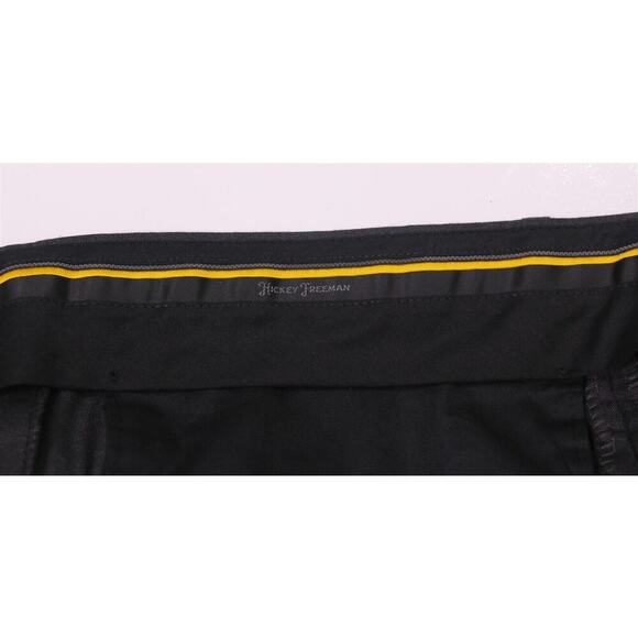 Hickey-Freeman Men's Current Model Charcoal Gray Wool Dress Pants 35x29 - Picture 6 of 6